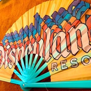 Disneyland resort folding fan large